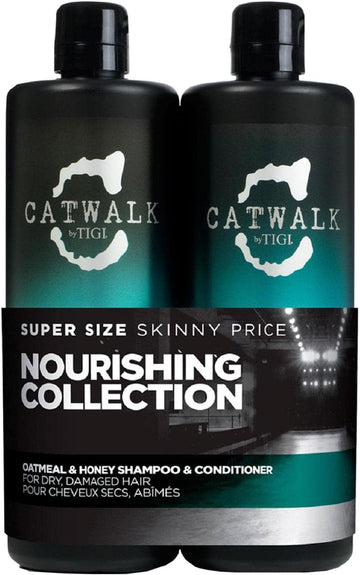 Tigi Catwalk Oatmeal And Honey Shampoo And Conditioner Twin Pack, 2 X 750 Ml