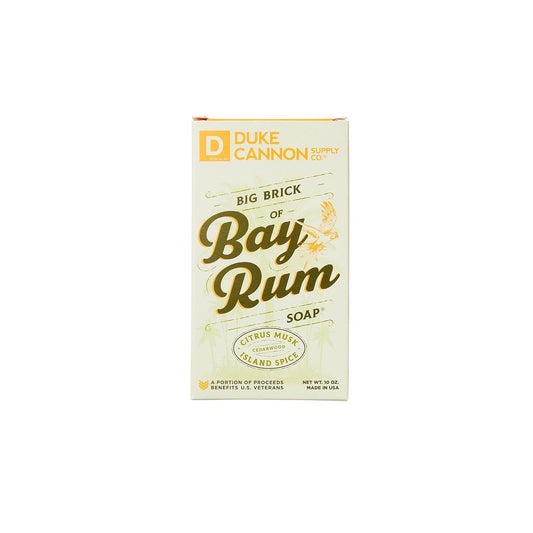 Duke Cannon Supply Co. Big Brick Of Soap - Superior Grade, Large Men'S Soap With Musky Masculine Scents, All Skin Types, Leaf & Leather, 10 Oz