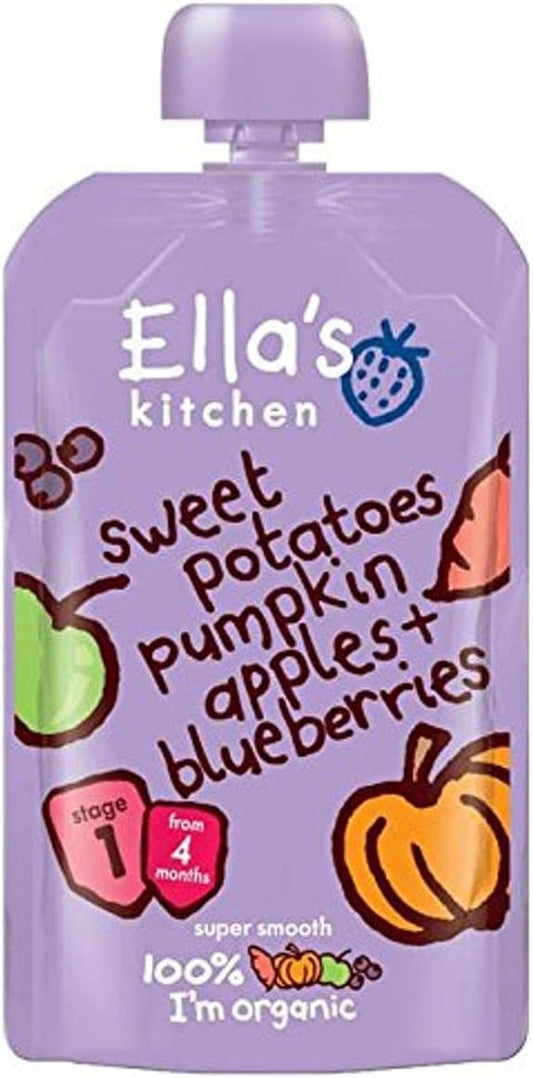 Ellas Kitchen Potato, Pumpkin & Blueberry, 120G