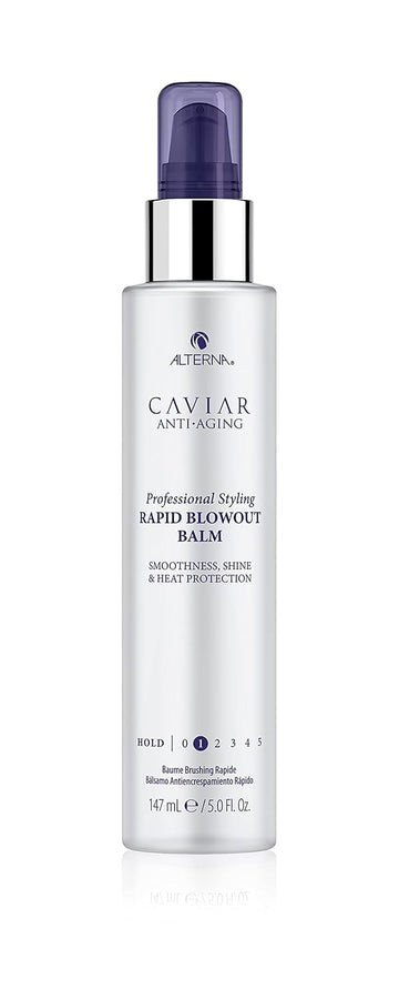 Alterna Caviar Professional Styling Rapid Blowout Balm, 5 Fl Oz | Heat Protection That Smoothes Seamlessly Through Hair | Sulfate Free