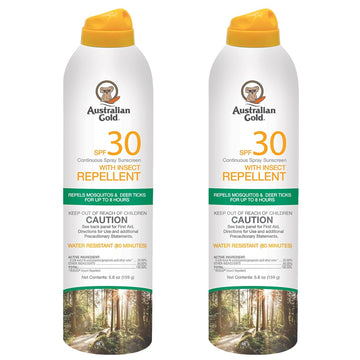 Australian Gold Australian Gold Spf 30 Continuous Spray Insect Repellent, 5.6 Ounces (2 Pack)