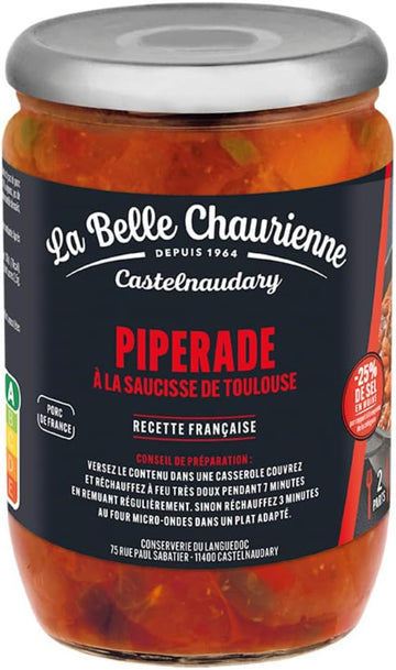 La Belle Chaurienne Piperade With Toulouse Sausages 585G