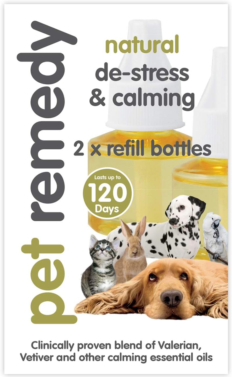 Pet Remedy Refills for Plug Diffuser (2 x 40ml Refills) : Amazon.co.uk: Pet Supplies