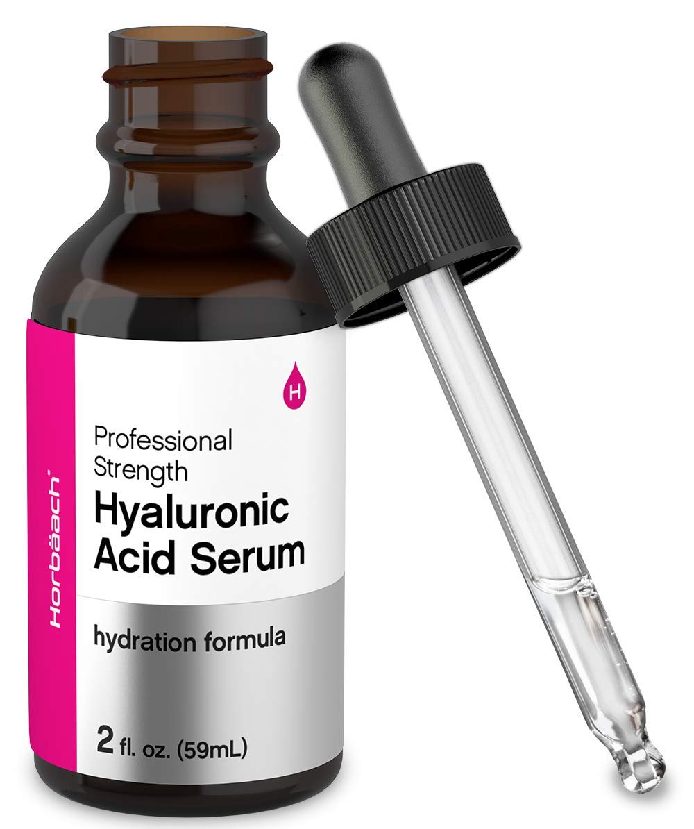 Horbäach Hyaluronic Acid Serum For Face | 2 Oz | Paraben & Sls Free Moisturizer