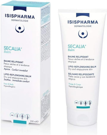 Isispharma Secalia Ato Balm 200 Ml - Body Lotion For Dry Skin With An Atopic Tendency - Reduces The Frequency And Intensity Of Itching - Body Lotion Lipid-Replenishing Fluid Balm - Made In France