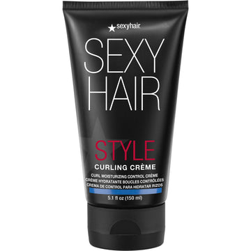 Sexyhair Style Curling Crème Curl Moisturizing Control Crème | Light Control | Maintains Moisture And Combats Frizz