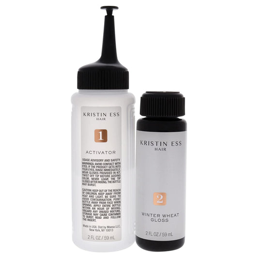 Kristin Ess Signature Hair Gloss Treatment - Brightening And Toning Glaze For Unisex/Women'S Hair In 1 Application - Winter Wheat (Pack Of 1)