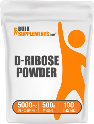 BULKSUPPLEMENTS.COM D-Ribose Powder - Peak ATP - Ribose Powder - Ribos