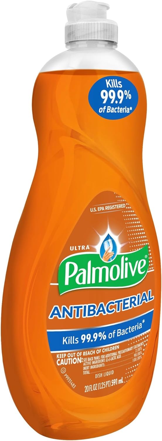 Palmolive, Ultra Dish Liquid Ounce US04232A, Orange, Antibacterial, 20 Fl Oz : Health & Household