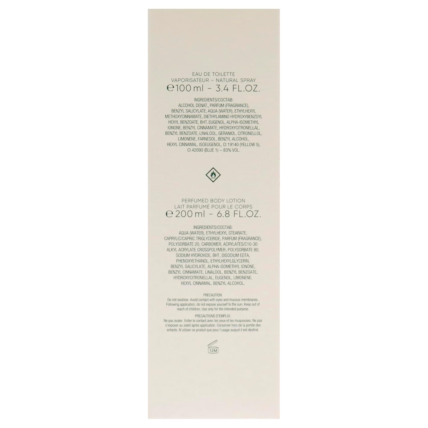 Gres Cabotine 2 Piece Gift-Set Eau De Toilette Spray For Women, 3.4 Ounce And Body Lotion 6.7 Ounce : Beauty & Personal Care