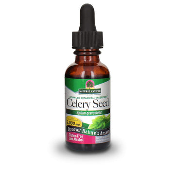 Nature'S Answer Celery Seed With Organic Alcohol 2000Mg 1 | Packed With Antioxidants | Promotes Joint Function | Urinary Tract Support | Single Count
