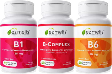 Ez Melts "B Ready For Action Bundle, Sugar-Free, 1-2-Month Supply