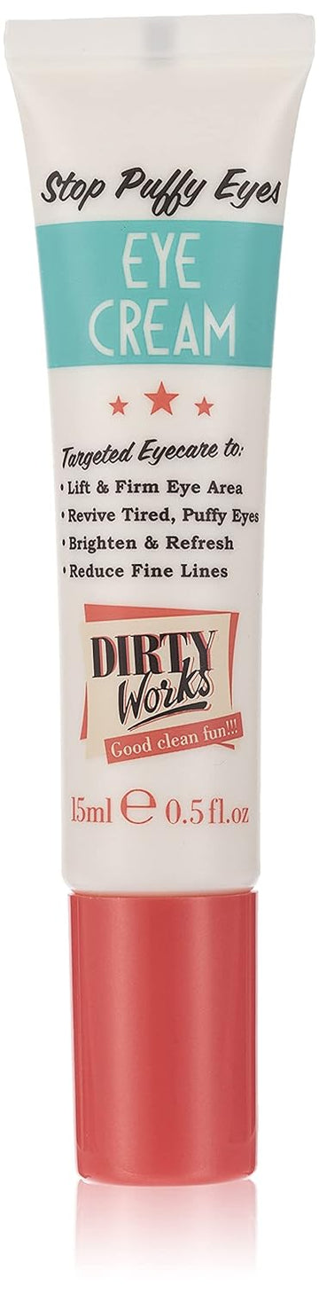 Stop Puffy Eyes Perfecting Eye Cream - Boosted With A Proven Eye Tightening Peptide, Stimulating Caffeine To Improve Circulation And Light Reflectors To Help Brighten Dark Circles