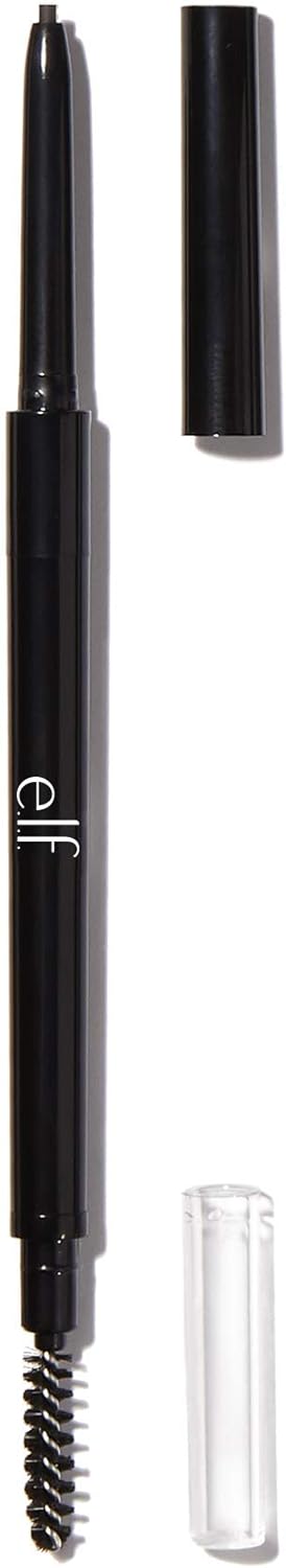 E.L.F. Ultra Precise Brow Pencil, Creamy, Micro-Slim, Precise, Defines, Creates Full, Natural-Looking Brows, Tames And Combs Brow Hair, Cool Brown, 0.002 Oz