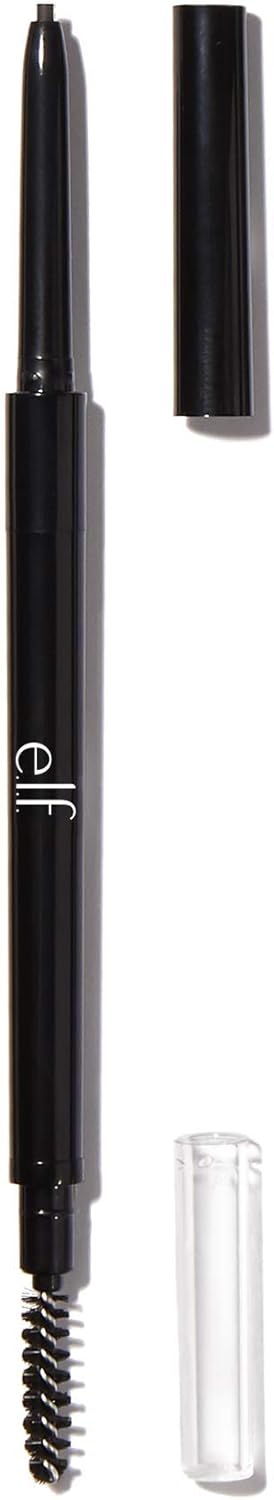 E.L.F. Ultra Precise Brow Pencil, Creamy, Micro-Slim, Precise, Defines, Creates Full, Natural-Looking Brows, Tames And Combs Brow Hair, Cool Brown 0.05G
