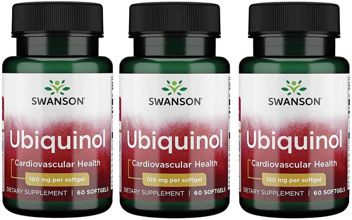 Swanson Ubiquinol 100 Mg 60 Sgels 3 Pack