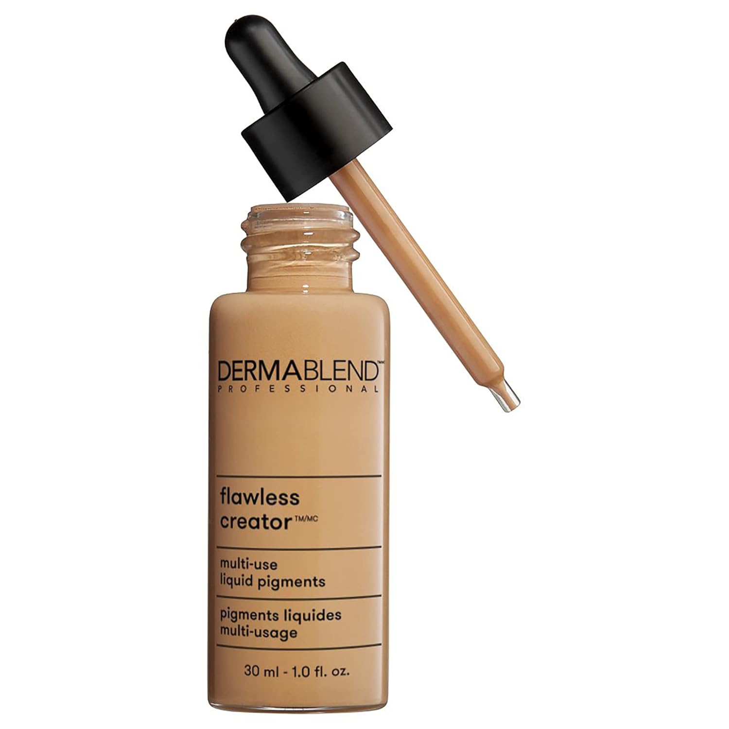 Dermablend Flawless Creator Multi-Use Liquid Foundation Makeup, Full Coverage Lightweight Buildable Foundation, Natural Finish, 1 Fl Oz