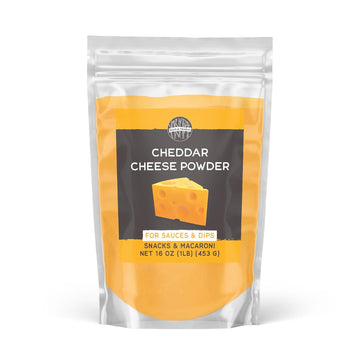 Birch & Meadow 1Lb Of Cheddar Cheese Powder, Macaroni & Cheese, Sauces, Dips