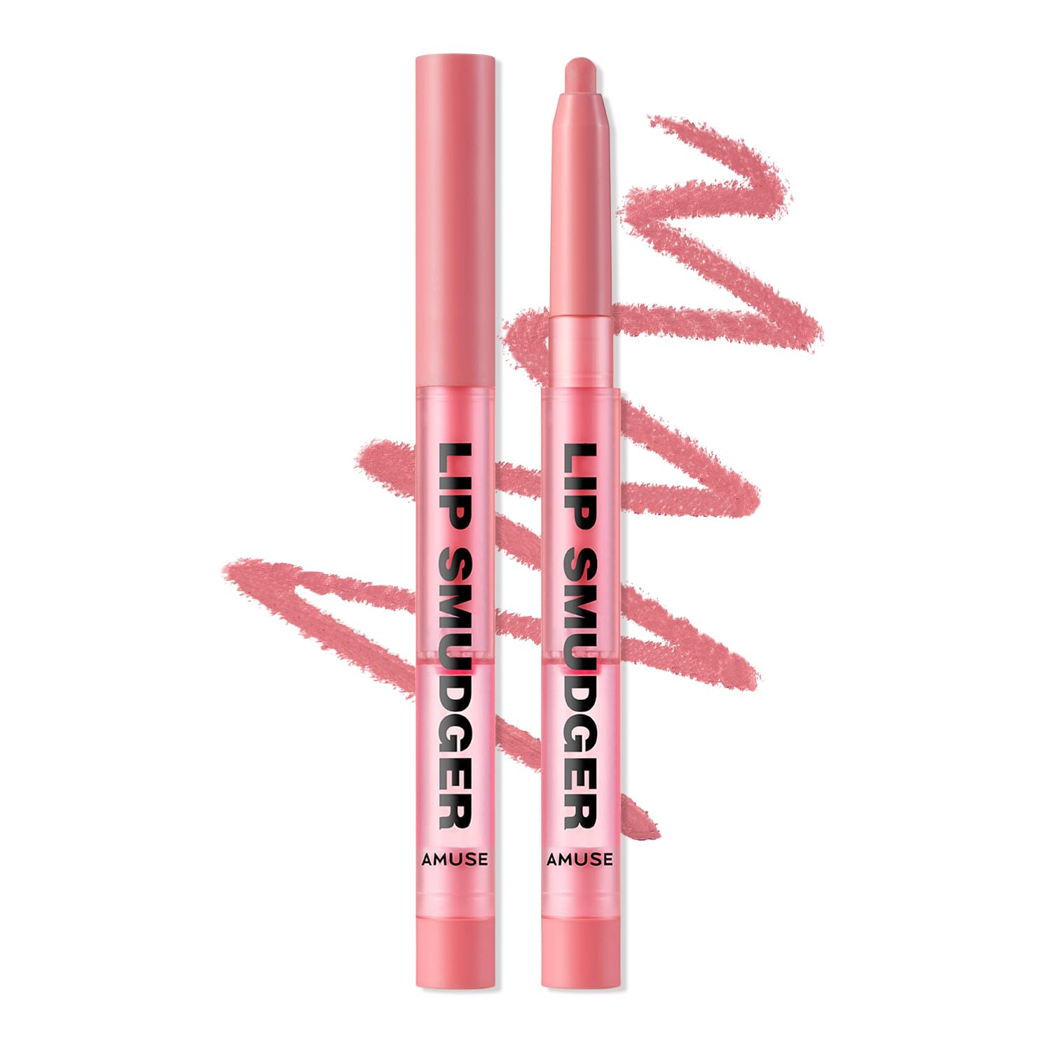 Amuse Seoul Lip Smudger 04 Hippie Girl | Dark Rose | Matte, Creamy, Soft, Velvety, Cruelty-Free, Lipcare, Long-Lasting, Multiuse, Vegan
