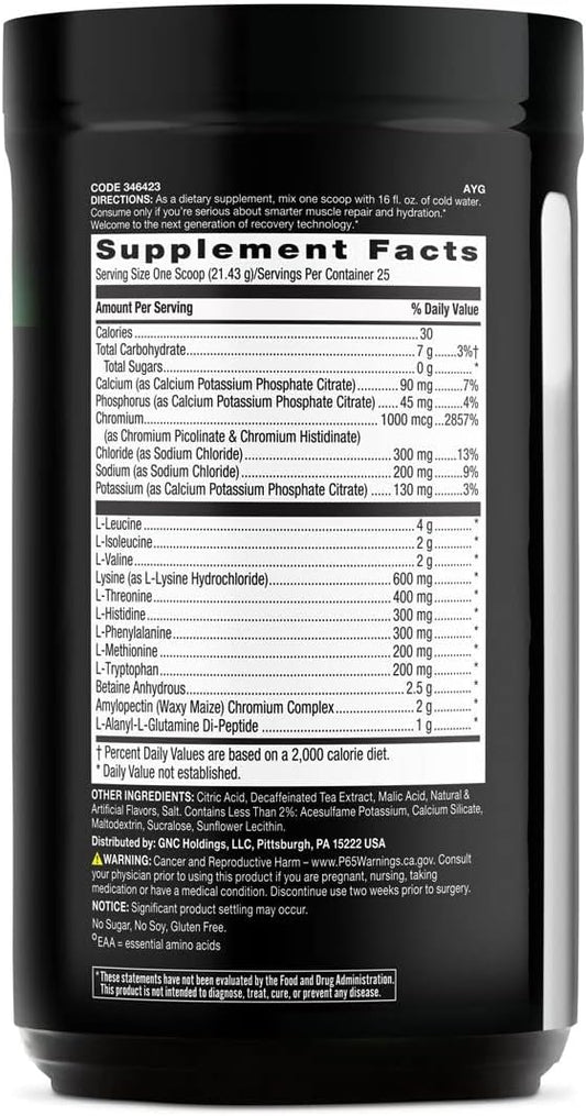 Beyond Raw Precision Amino | Recovery & Power Amino Acid Formula | Fuel Muscles | Enhance Hydration | Peach Mango Tea | 25 Servings