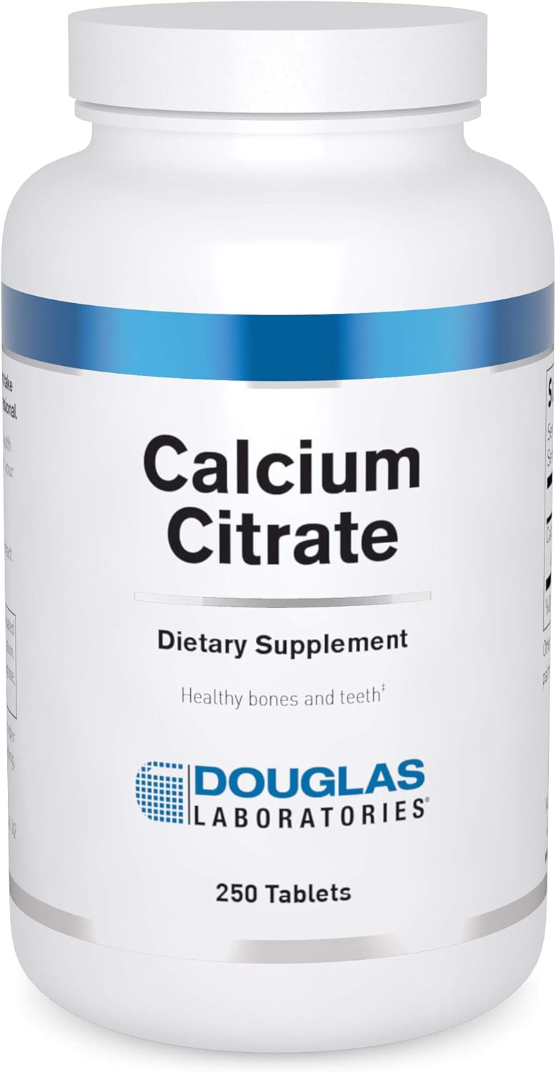 Douglas Laboratories Calcium Citrate | Elemental Mineral To Support The Strength And Structure Of Bones And Teeth | 250 Tablets