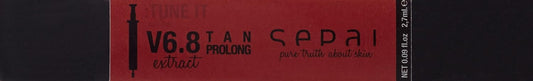 Sepai Tan Prolong Facial Extract Number V6.8 2.7 Ml
