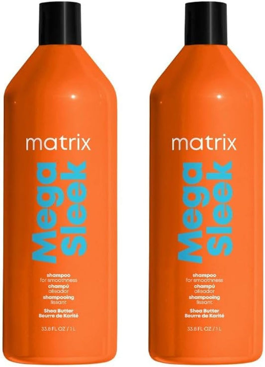Matrix Duo Total Results Mega Sleek Shampoo 1000Ml & Mega Sleek Conditioner 1000Ml