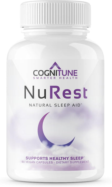 Natural Sleep Aid For Adults - Herbal Sleep Aid Supplement - Non-Drowsy Formula With Melatonin, Valerian Root, Lemon Balm, Chamomile, Gaba & More