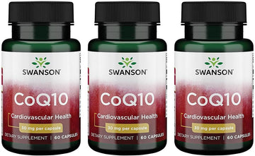 Swanson Coq10 30 30 Milligrams 60 Capsules (3 Pack)
