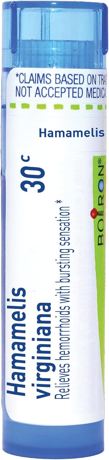 Boiron Hamamelis Virginiana 200Ck Homeopathic Medicine For Hemorrhoids - 80 Pellets
