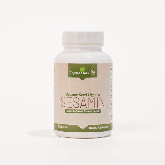 Lignans For Life Sesamin For People - 90 Capsules, 15X Sesamin Than Sesame Seeds, 540Mg Sesame Seed Extract, 81Mg Sesamin, 27Mg Sesamolin - Liver Enhancer & Skin Health, Dietary Supplement