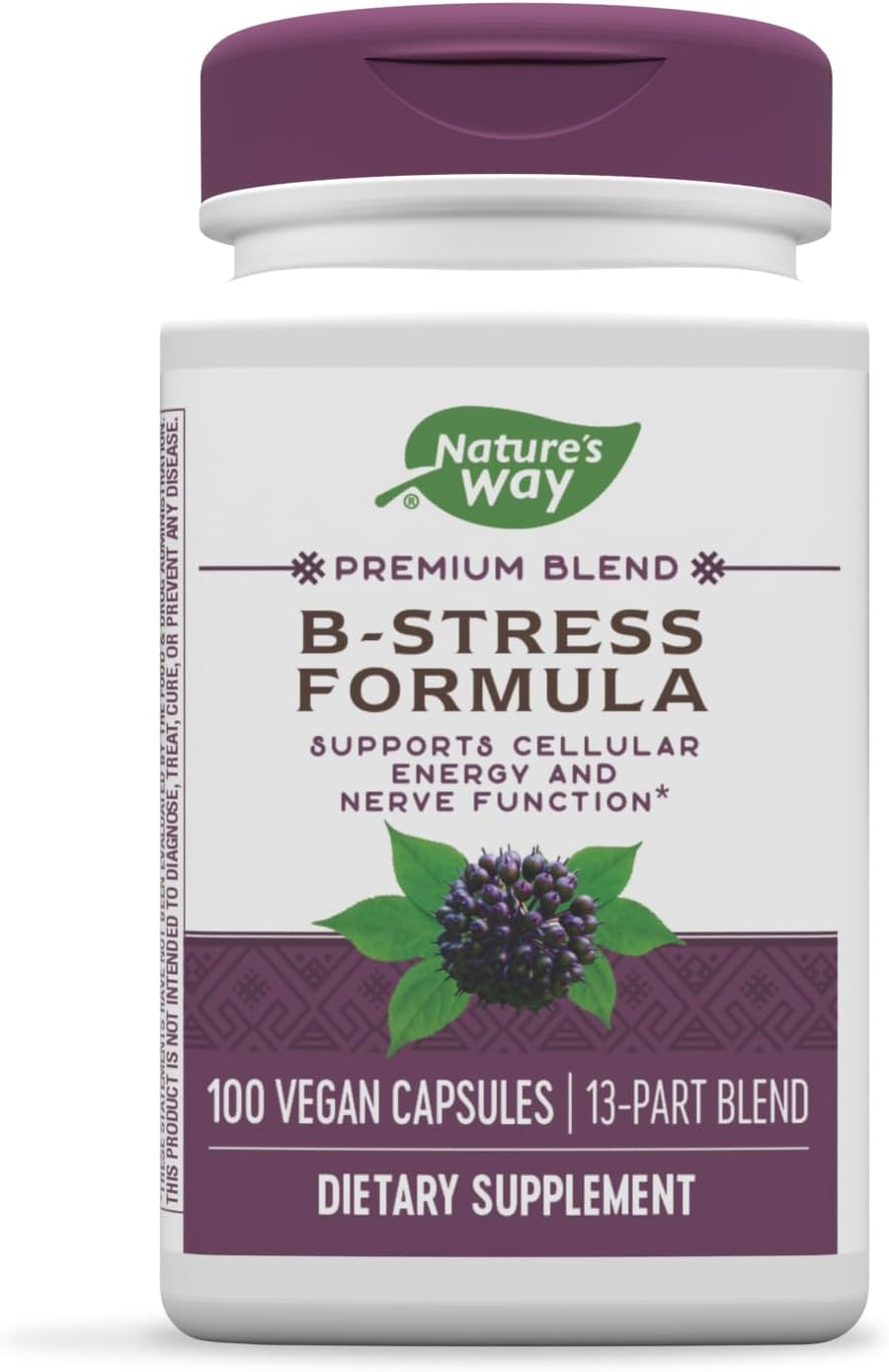 Nature'S Way Premium Blend B-Stress Formula 100 Vegan Capsules
