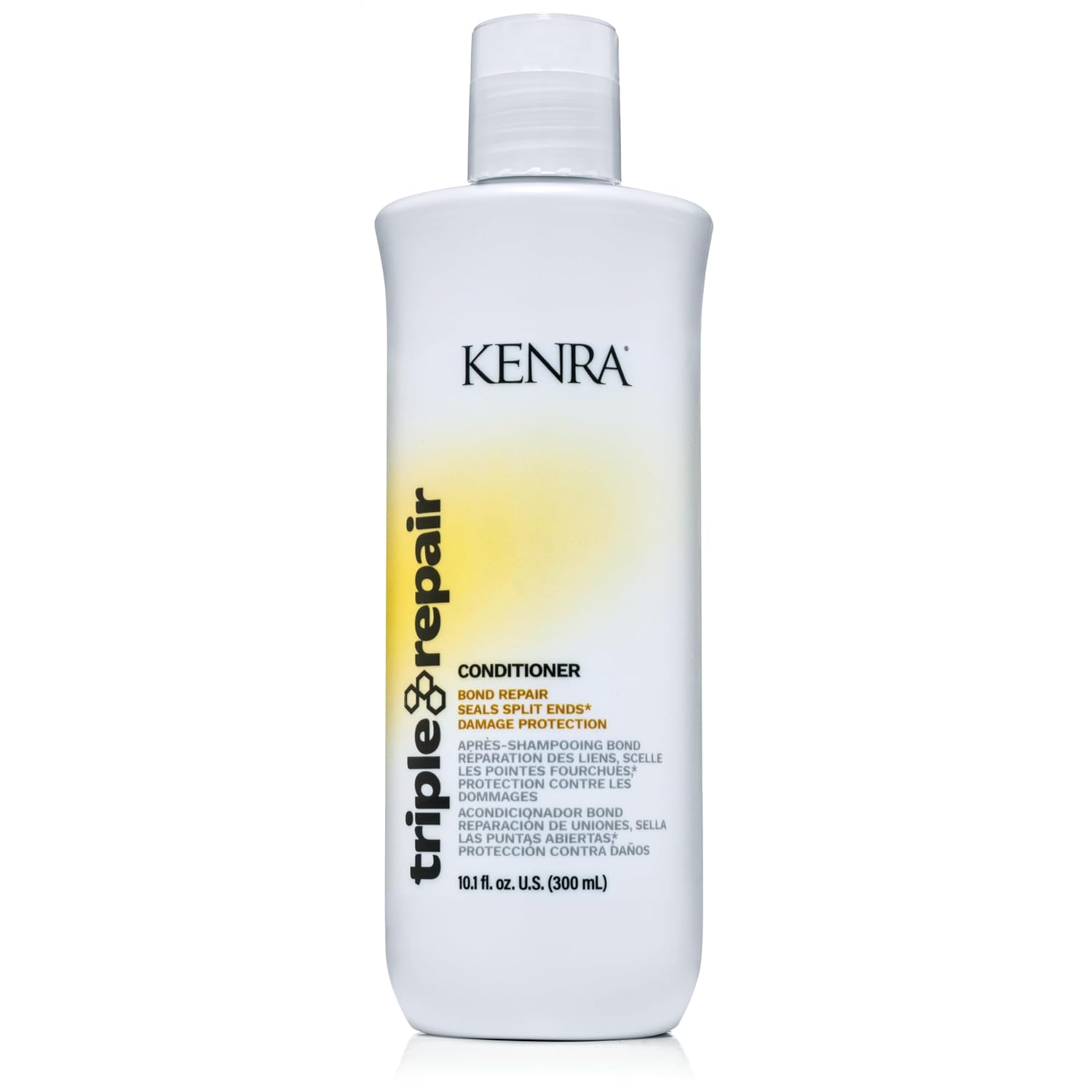 Kenra Triple Repair Conditioner | Targets & Repairs Weak Or Broken Bonds | Split Ends | Damaged Hair | Bond Builder | Sulfate-Free