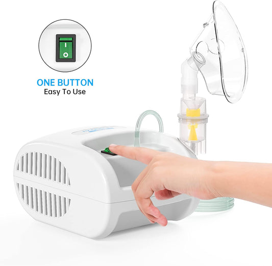 Hangsun Cn100 Nebuliser Machine For Adults And Kids, Electric Inhaler, Compact Compressor Vaporiser Device, Nebulizer For Home And Travel Use