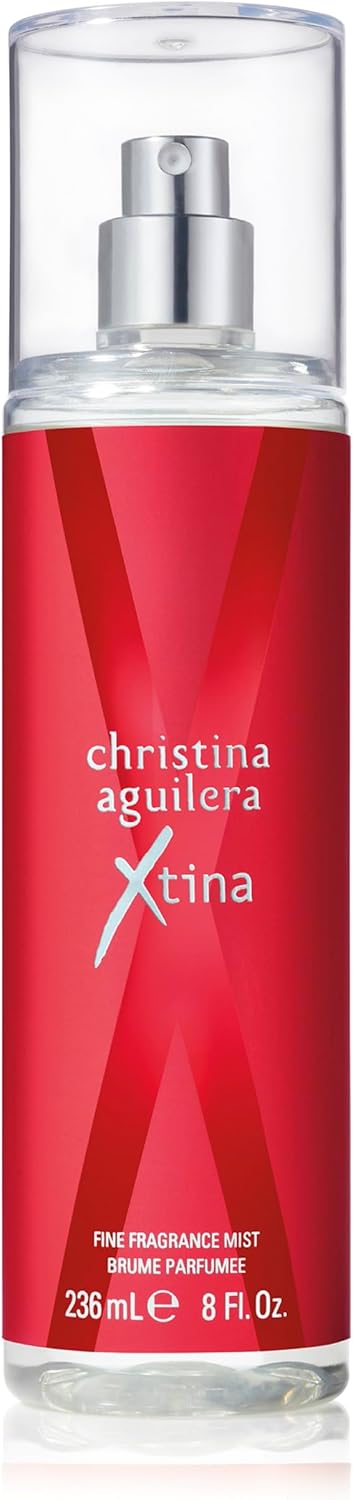 Christina Aguilera Xtina Fine Fragrance Mist, 236Ml, Floral Fruity Woody Fragrance, Perfumed Body Mist For Women