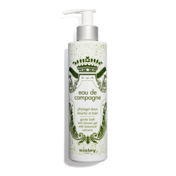 Sisley Paris Eau De Campagne Bath And Shower Gel - 250 Ml - Gentle, Creamy, Foaming Body Cleanser With Botanical Extracts : Bath And Shower Gels : Beauty & Personal Care