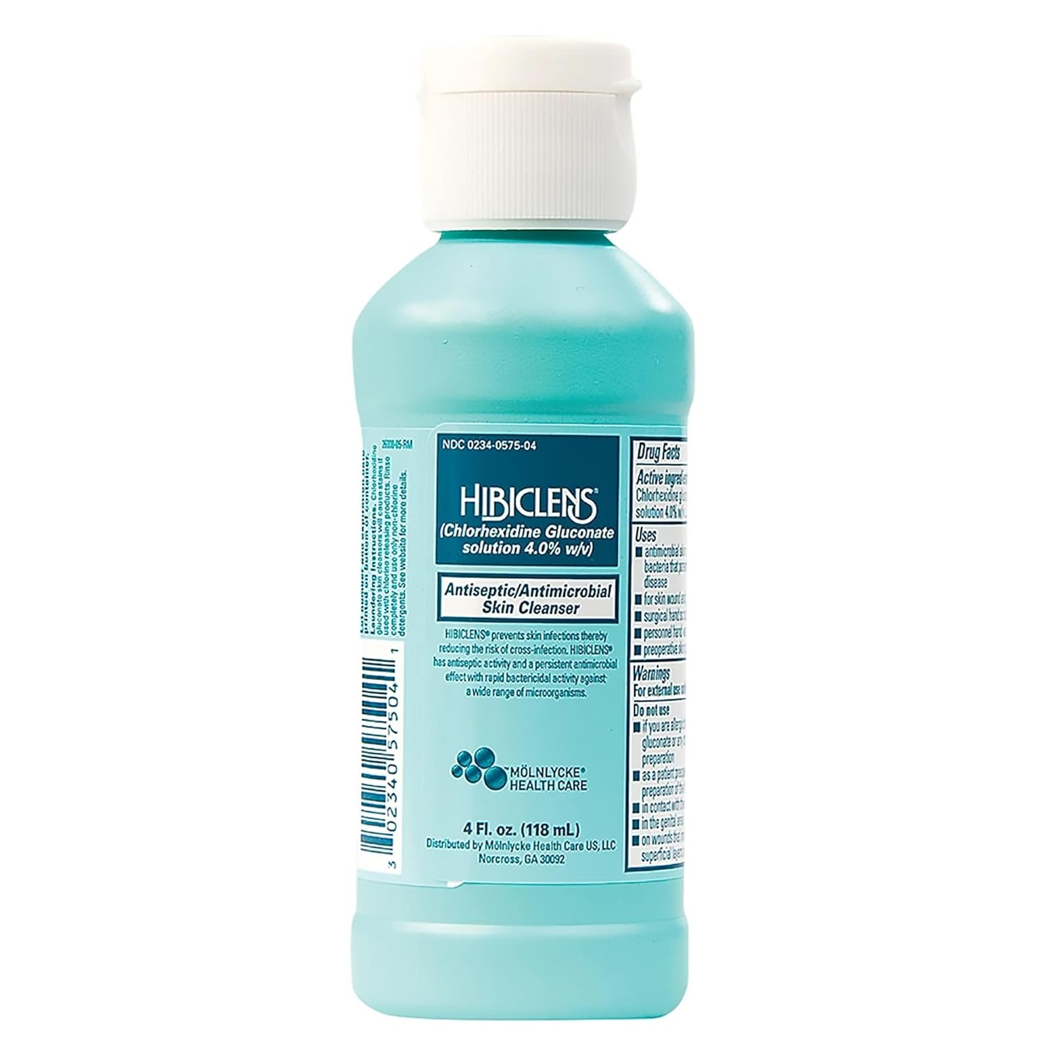 Hibiclens Antiseptic / Antimicrobial Skin Cleanser 4 Oz. Liquid Nonsterile Bottle 1 Each 57504