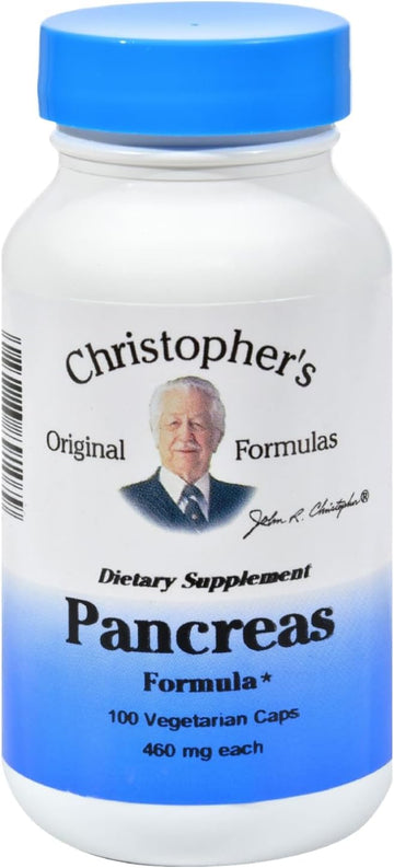 Dr Christophers Pancreas Formula 100 Capsules