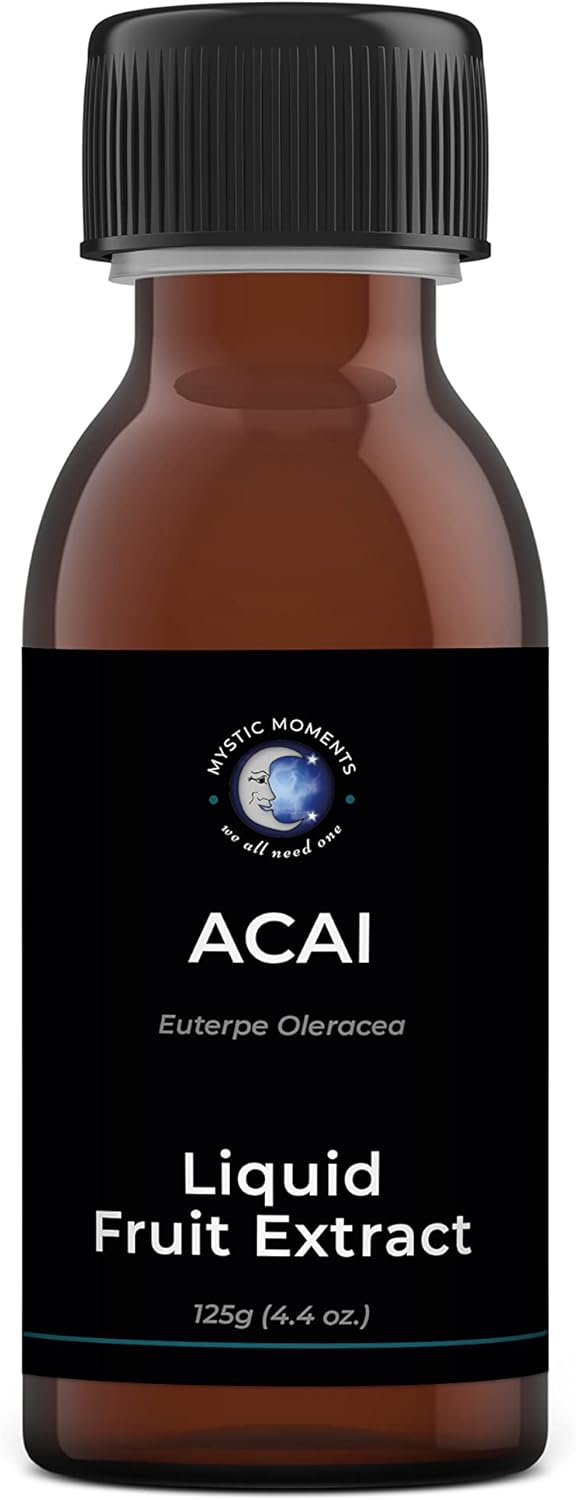 Mystic Moments | Acai - Liquid Fruit Extract 125g | Perfect for Skin Care, Creams, Lotions and DIY Beauty Products Vegan GMO Free : Amazon.co.uk: Health & Personal Care
