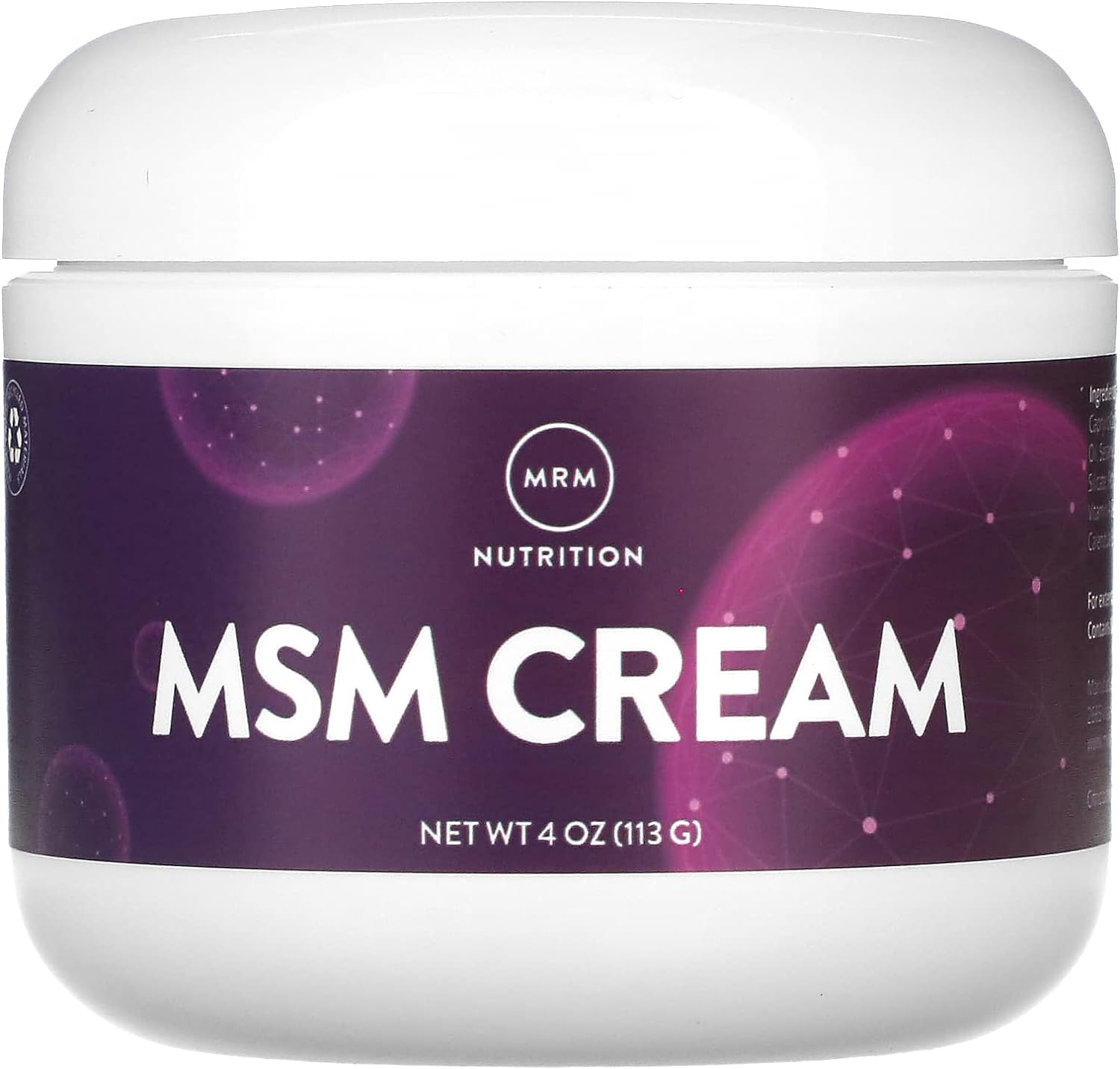 MRM MSM Cream with Vitamin A & D -- 4 Oz