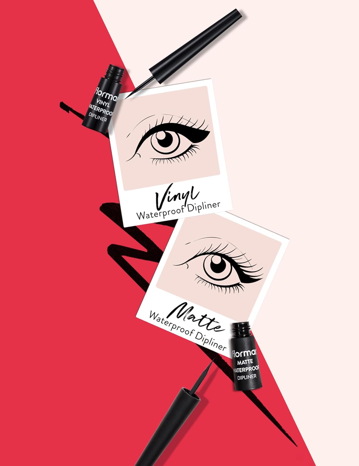 Waterproof Vinyl Dipliner In Black By Flormar Lebanon : Beauty & Personal Care