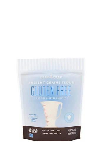 Cup4Cup Ancient Grains Flour, 1 Pounds, Certified Gluten Free, 1:1 Conventional Flour Substitution, Non-GMO, Kosher, Made in the USA