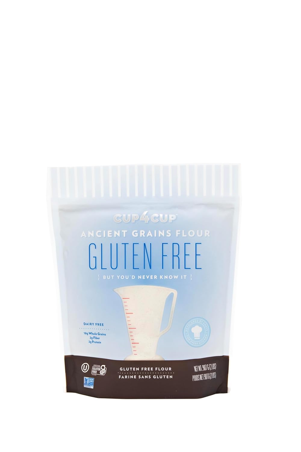Cup4Cup Ancient Grains Flour, 1 Pounds, Certified Gluten Free, 1:1 Conventional Flour Substitution, Non-Gmo, Kosher, Made In The Usa