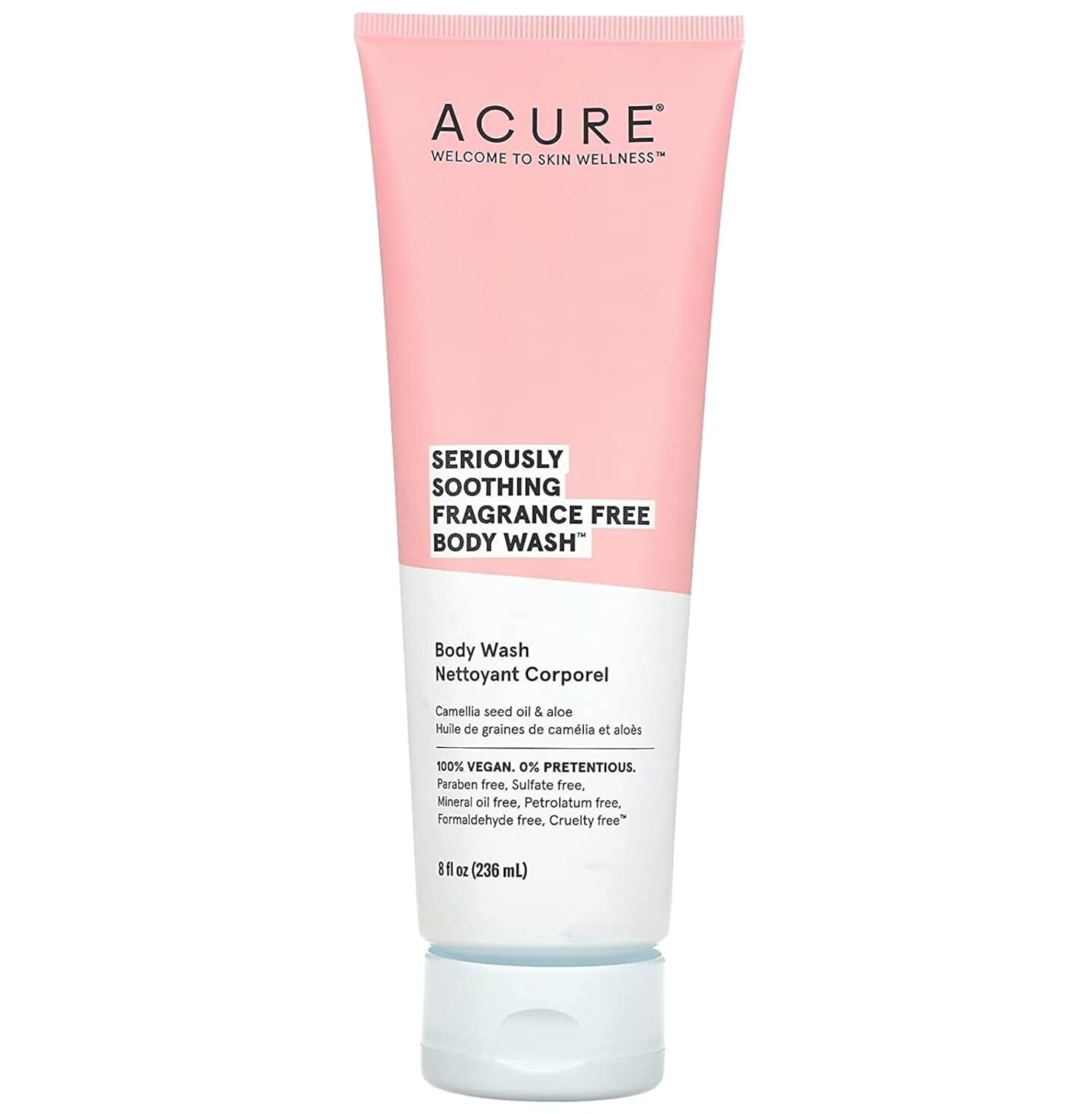 Acure Seriously Soothing Body Wash | 100% Vegan | 8 Fl. Oz