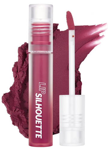 I'M Meme Lip Silhouette Matte Velvet Tint - 09 Ready To Cool (Purple Shade) | Best Lip Stain, Vivid Color, Long Lasting, Moisturizing & Hydrating, Light-Weight, Matte Finish, Valentine Day Gift 4Ml