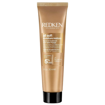 Redken All Soft Moisture Restore Leave-In Treatment | Hyaluronic Acid Primer| Hair Treatment For Dry And Brittle Hair | Humidity, Heat And Frizz Protection | For Soft And Smooth Hair