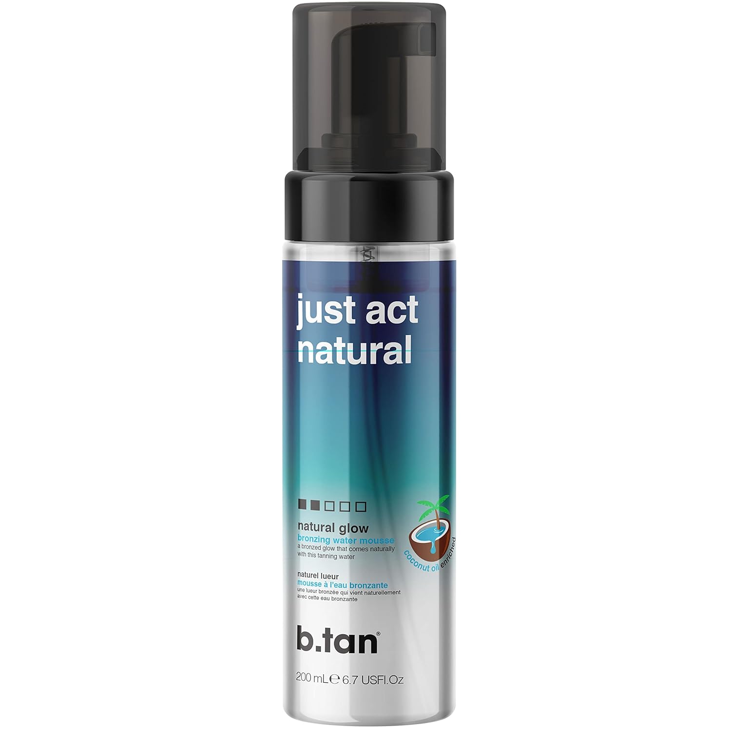 B.Tan Clear Face Tan Mist | Gimme The Glow Down - Best Facial Tanner Spray, Gradual Bronzing Sunless Tanning Water, Infused With Rosewater, Vegan, Cruelty Free, 6.7 Fl Oz