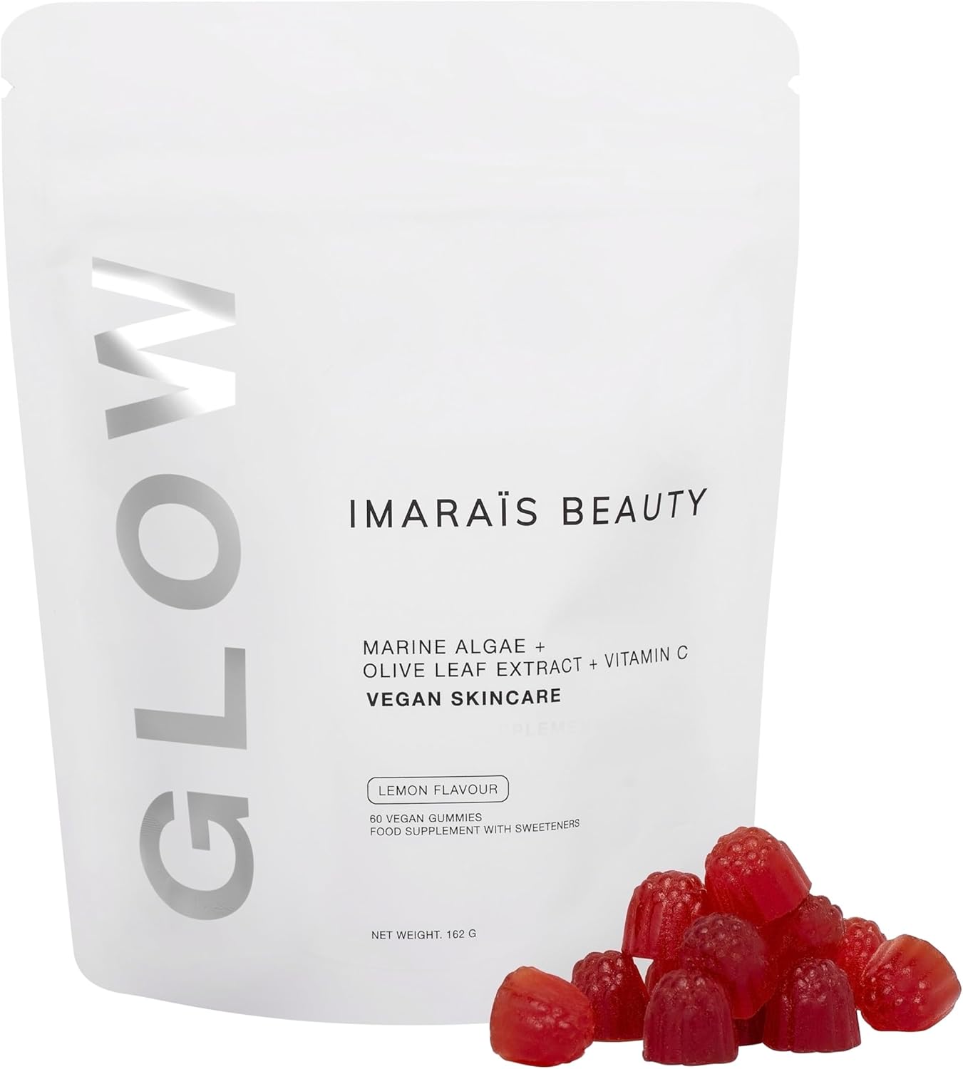 Imarais Glow Skincare Gummies, Vegan, 60 Gummies (Pack Of 1)