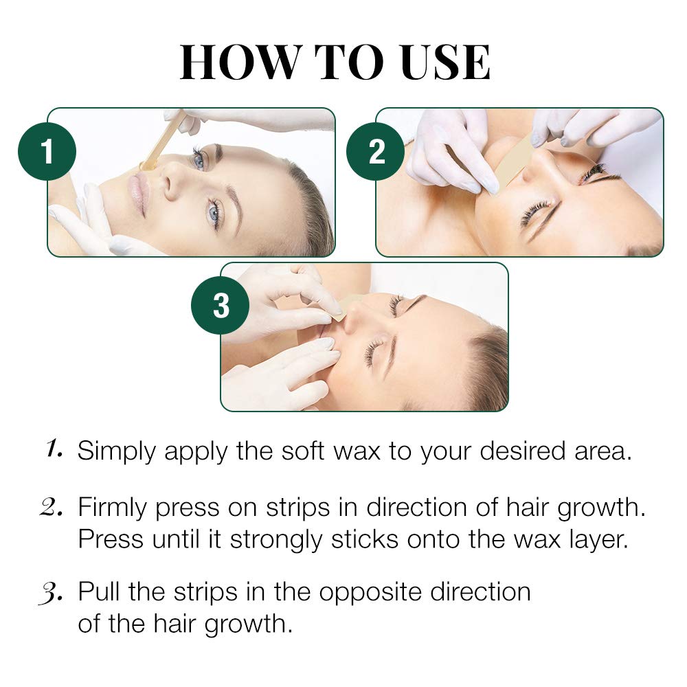 Clean + Easy Small Muslin Wax Strips – Pre-Cut Facial Waxing Strips For Upper Lip, Eyebrows, Chin & Small Areas, 100 Count : Hair Care Products : Beauty & Personal Care