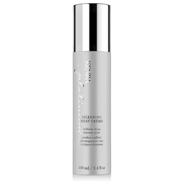Kenra Platinum Silkening Heat Crème | Brilliant Shine Thermal Styler | Reduces Hot Tool Passes By 50% | Prevents Breakage & Improve Manageability | Heat Protectant | All Hair Types | 3.4 Fl. Oz
